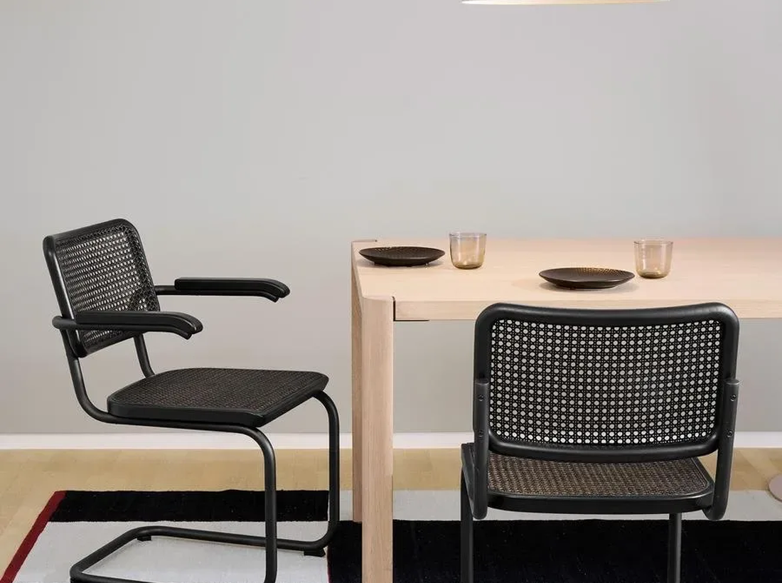 Thonet s32 s64 stuehle dark melange