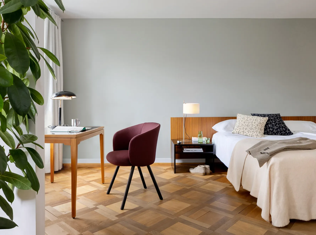 Vitra mikado hotelzimmer ohne koffer